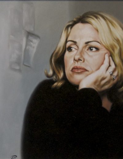 self portrait in blonde