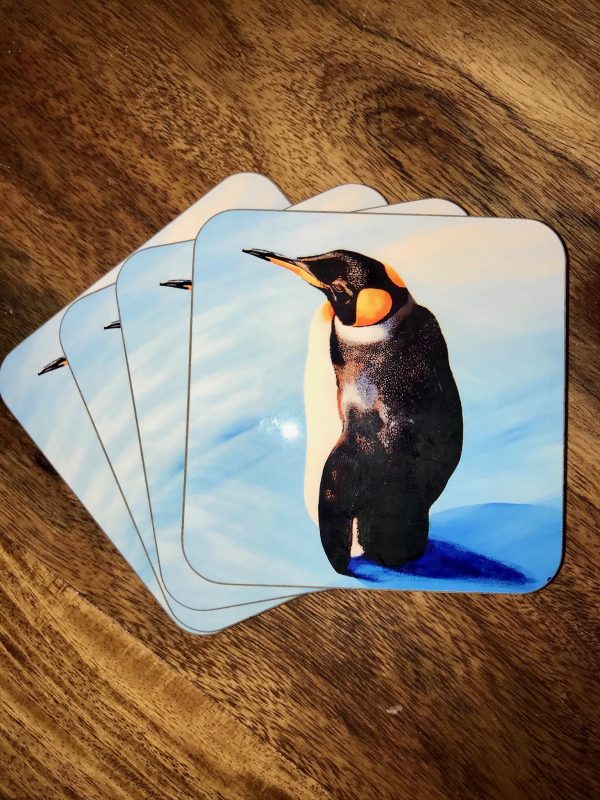 pauline alldis penguin coaster sets