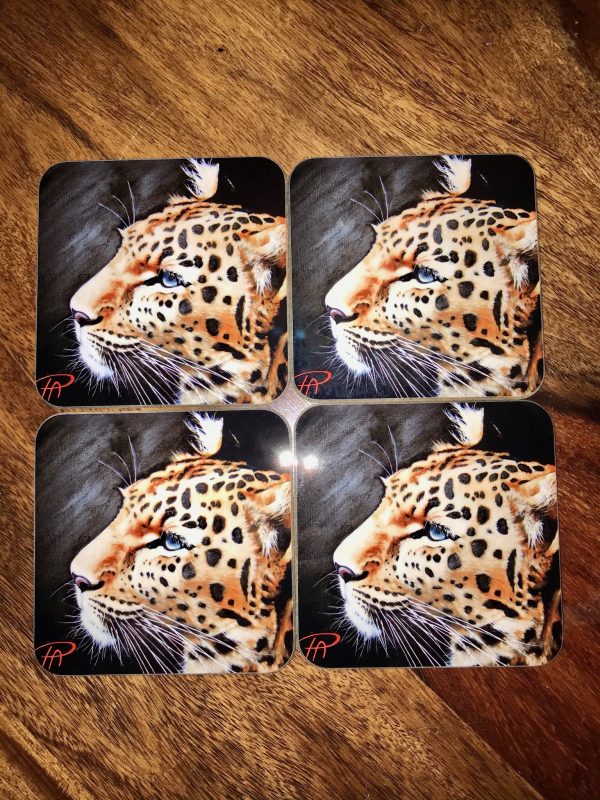 coaster set pauline alldis leopard 1