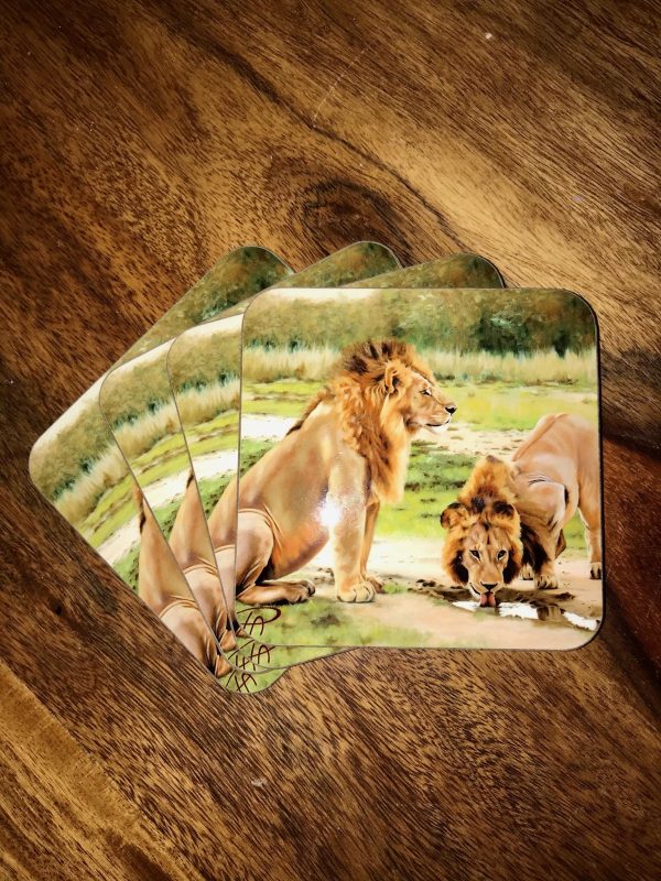 Keeping Watch Coaster (set of 4) - artwork by Pauline Alldis - Image 2