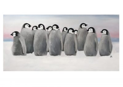 open edition print penguins group pauline alldis