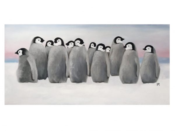 open edition print penguins group pauline alldis