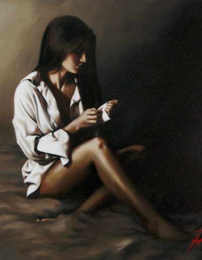 pauline alldis his white shirt