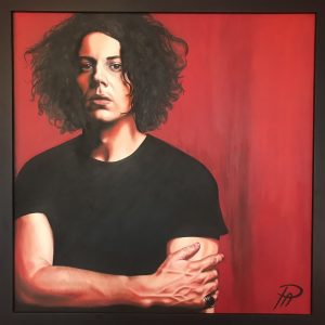 Jack White portrait by Pauline Alldis