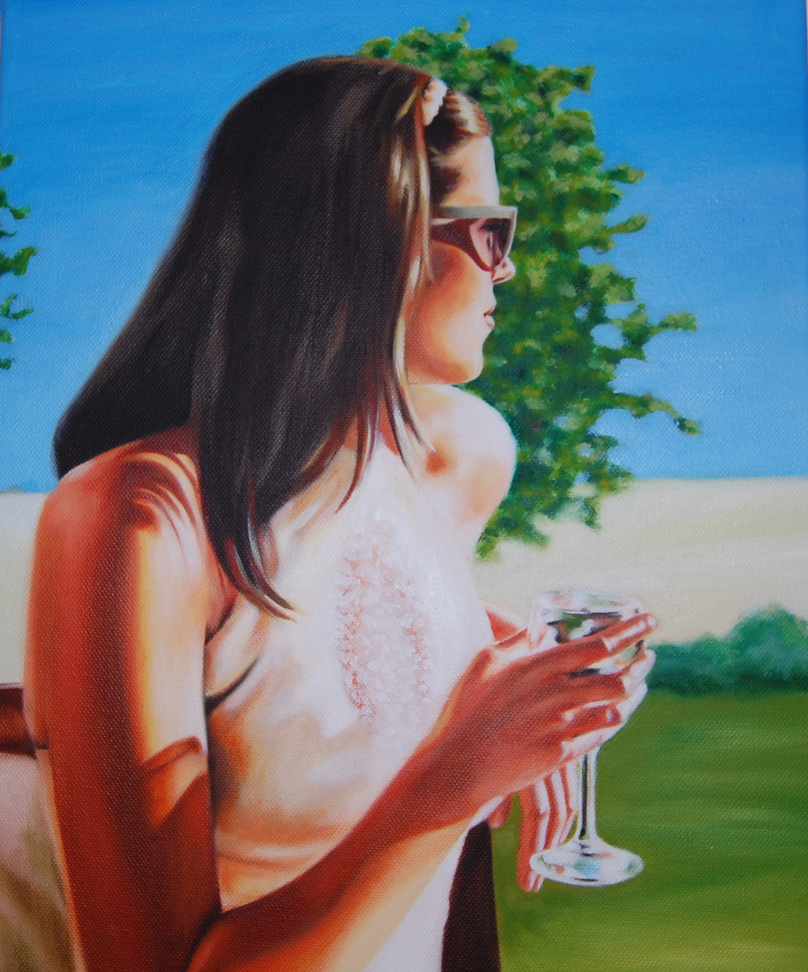 Sunshine No.3 (original Oil on Canvas - framed) **NEW** - Image 2